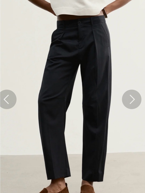 AYR Pants - EUC AYR The Bam Wool Pleated Dress pants Black Size 2
